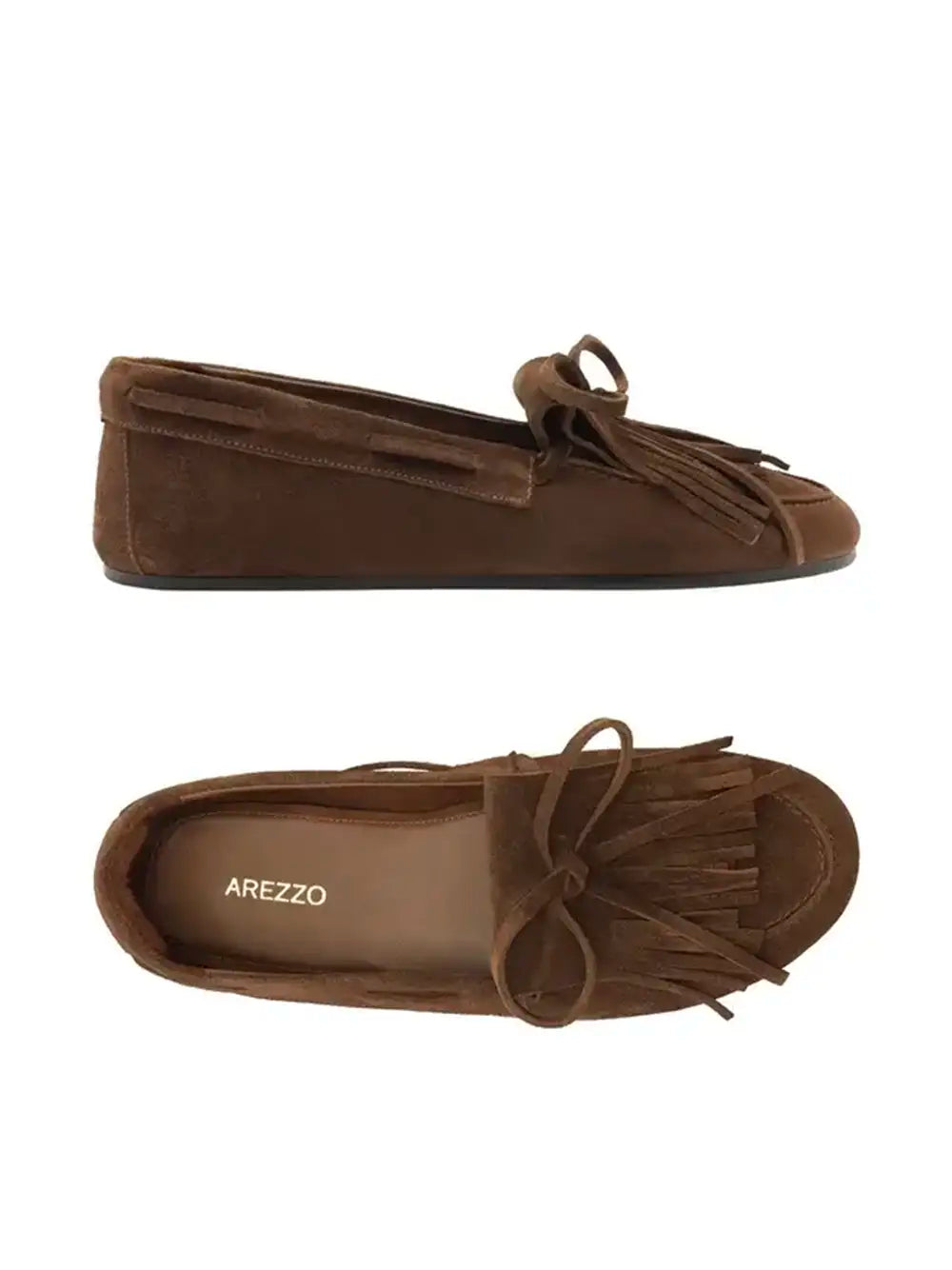 Mocassino in camoscio marrone