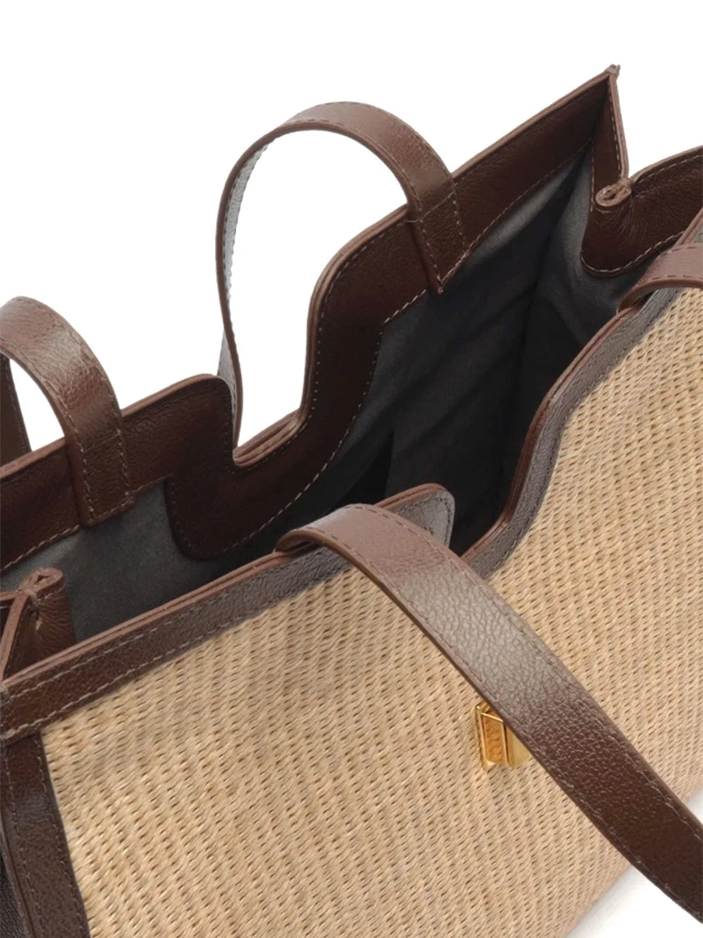 Borsa Shopper Grande in Paglia Naturale