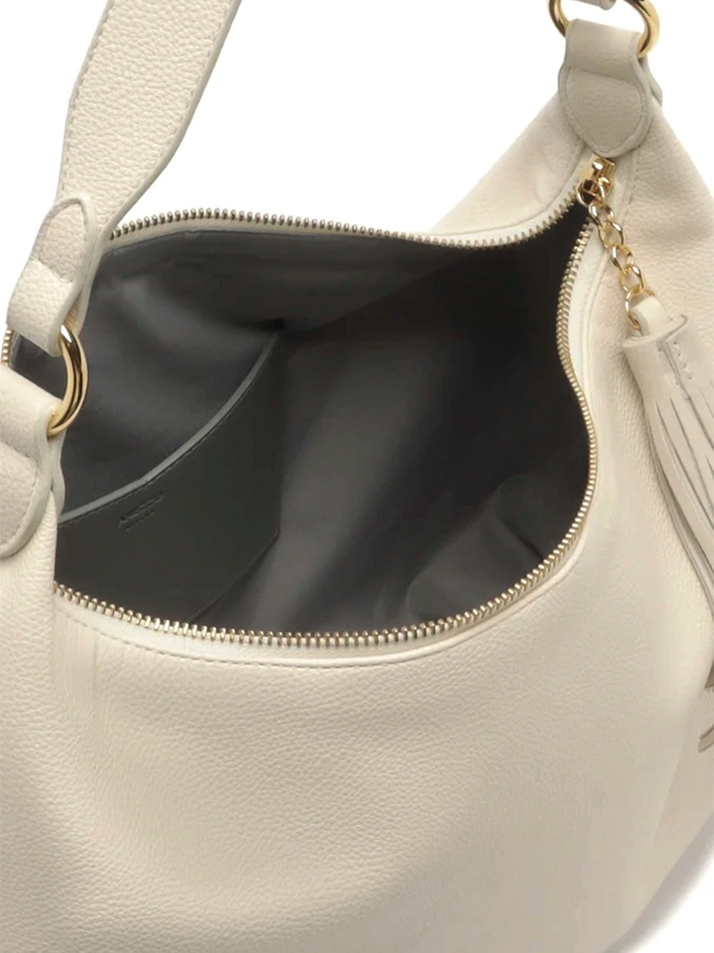 Borsa Hobo Maxi in Pelle Bianca