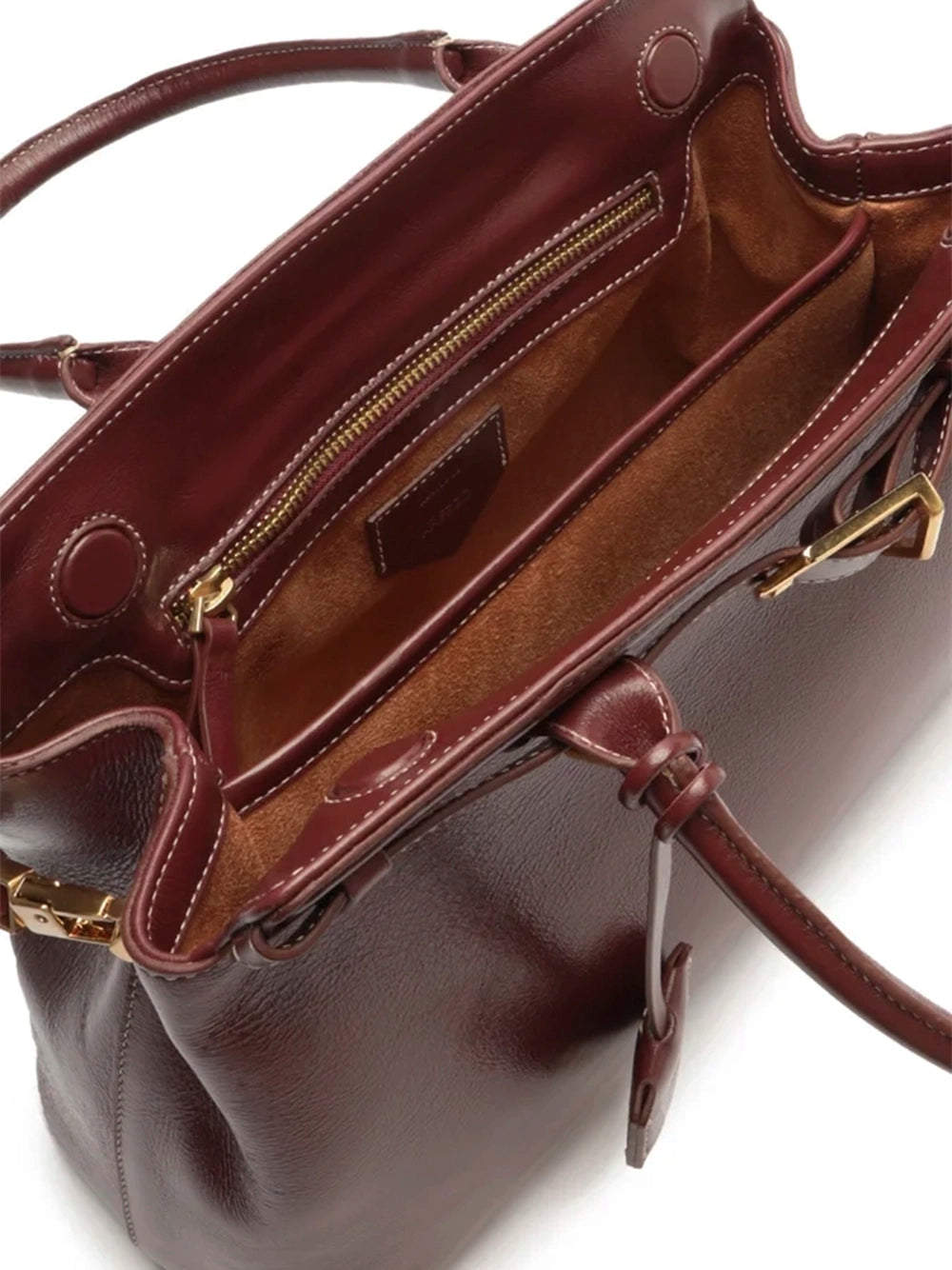 Borsa Tote Maxi in Pelle Rossa