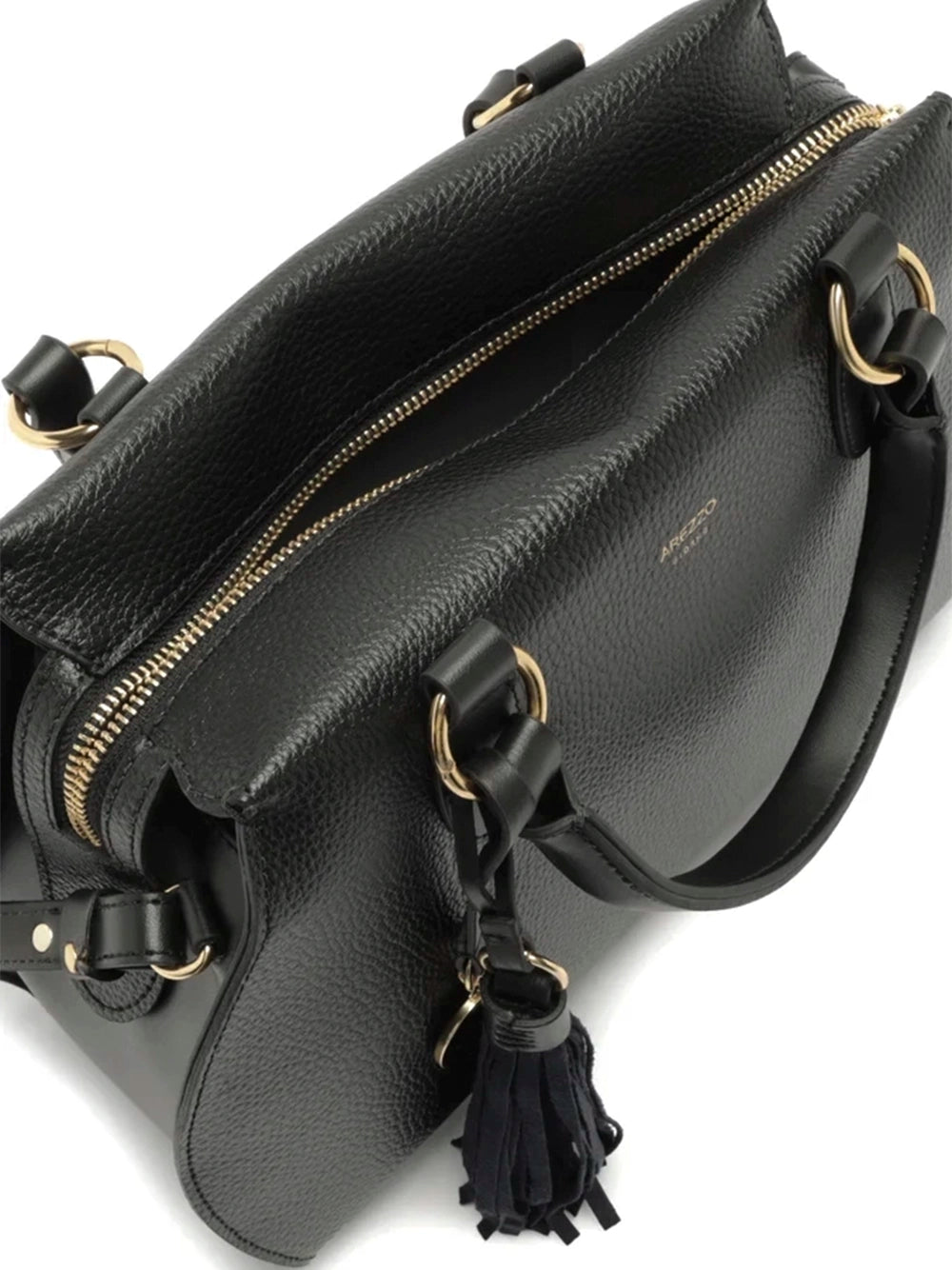 Black Maxi Leather Tote Bag