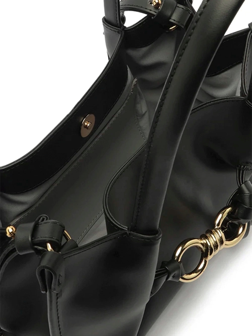 Borsa Tote Nera in Pelle